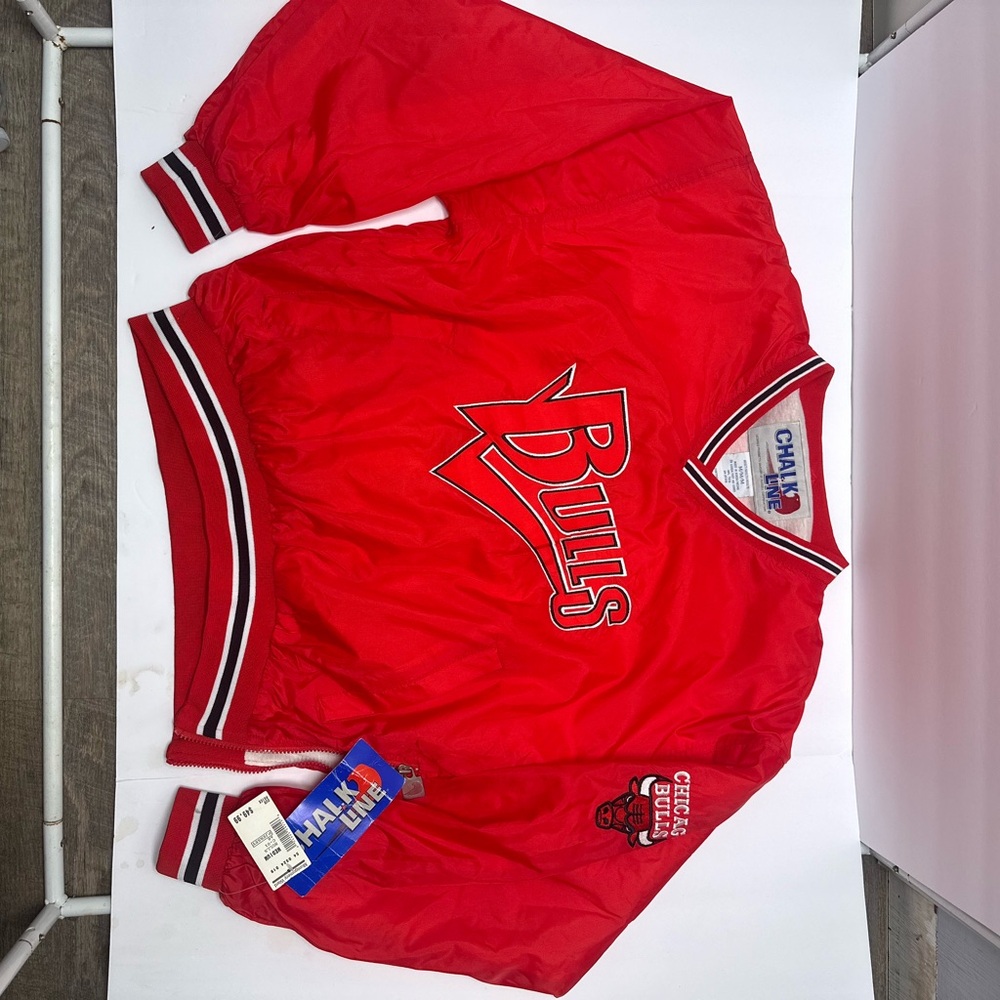 Chicago Bulls Red Windbreaker Jacket